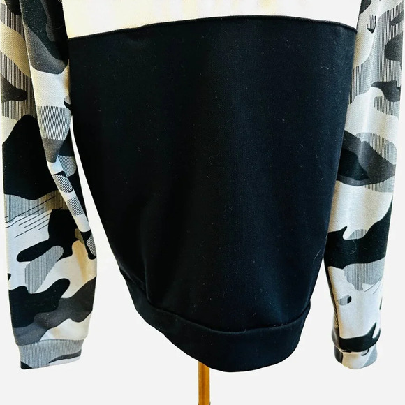 NIKE Men Long Sleeve Pullover Hoodie Multi-Colored Hoodie Sweat Shirt Sz Medium - Picture 10 of 13